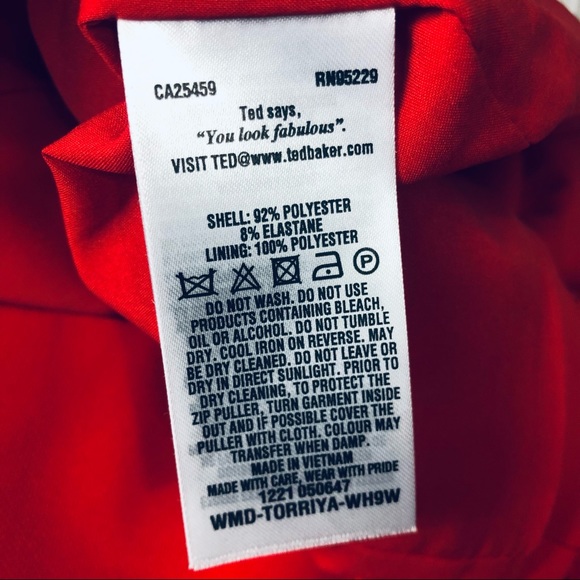 Ted Baker Torriya Ruffle Tunic Dress High Collar Pockets Sleeveless Ted Size 2 - Picture 12 of 13